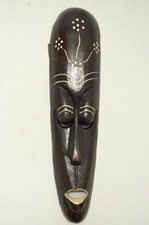 Maske schwarz wanddeko - 50, cm