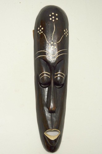 Maske schwarz wanddeko - maske,