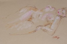 Bernt Wilke Frauenakt liegend