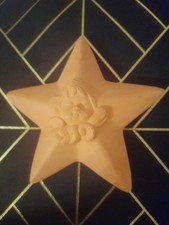 Terrakotta Deko-Stern mit