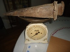 2x XL = 6,5kg alter antik Eisen Keil Spaltkeil Treibkeil Holzspalter geschmiedet