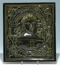 Große Ofenkachel LUDWIG XIV. - 2. H. 20. Jh.     