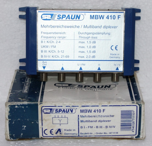 Spaun mbw410f multiband - mbw410f,