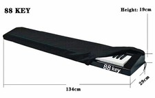 e-piano Cover in schwarz für