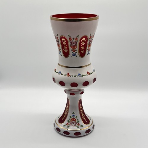 Czech glas vase - glas,