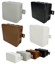 10/5 Stück Feuchtraum Kabel abzweigdosen Verteilerdose IP54 Aufputz EDO