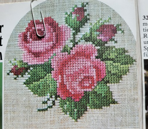 Stickvorlagen kreuzstich rosen - stickvorlagen,
