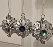 Babette Schweizer exklusiv Zinn Dießen älteste Bayer  Kugeln Christbaumschmuck