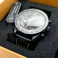 Pagani Design Armbanduhr 1779 Herren Chronograph Quarz Uhren Mond mattiert