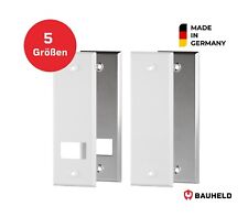BAUHELD® Rolladengurt Abdeckung Metall Gurtwickler Blende Unterputz Abdeckplatte