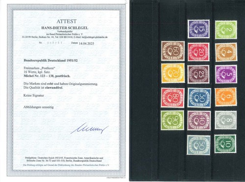 Bund brd posthorn 123 138 - bund, 123-138