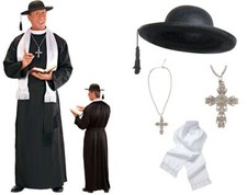 Priester pater pfarrer kostüm - pfarrer,