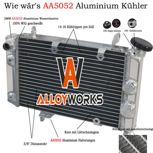 Aluminium kühler for 2003 - aluminium,