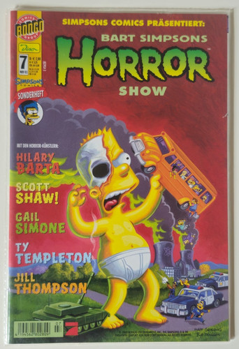 Bart simpsons horror show - bart,