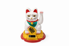 Solar Neko Winkekatze Katze