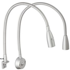 LED Leseleuchte Bettleuchte Wandlampe flexibel Leselampe Leuchte miniAMP Stecker