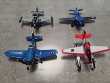 4x Planes Dusty Crophopper, Skipper und Tsubasa  Diecast Metalmodelle in 1:55