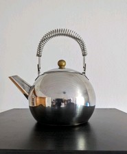 Teekanne, Wasserkanne, 1,5 Liter, Eisen, beweglicher Henkel, glänzend 