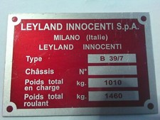 Typenschild schild leyland - schild,