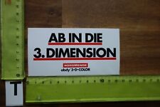 Alter Aufkleber TV Fernsehen