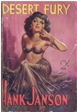 Desert Fury Hank Janson New Fiction Gaywood British gangster Reginald Heade pb