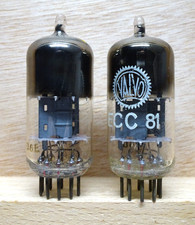 Pair: VALVO ECC81 | SEHR GUT