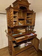 Massivholzschrank Abschließbar mit Fächern, 1,50 X 0,68 X 2,40 M, Baujahr 1908