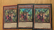 Yugioh 3 x Dunkles Magier-Mädchen, Lehrling des Magiers, ALIN-EN004, englisch SC