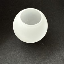 Lampenschirm E14 Glas Weiß