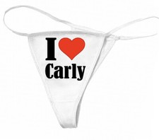 String Tanga I Love Carly