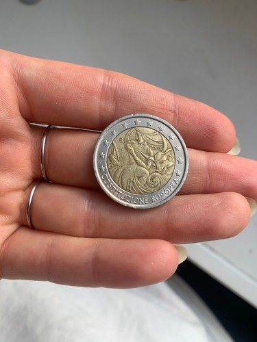 Euro münze costituzione - 2,