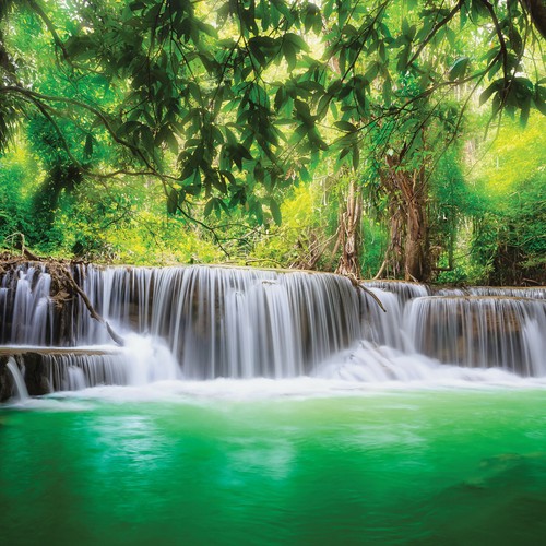 Wasserfall tapete vlies - 3d,