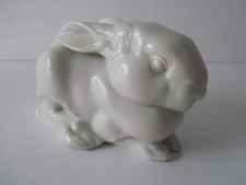 Alte Weiße Porzellanfigur Hase Th. Kärner F. Nagy Bayern nach 1937