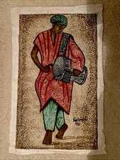 Batikgemälde  auf Leinen