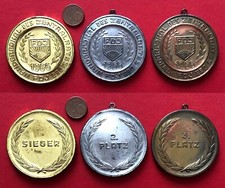 3 x DDR Medaille Wanderpokal