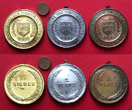 Ddr medaille wanderpokal - medaille,