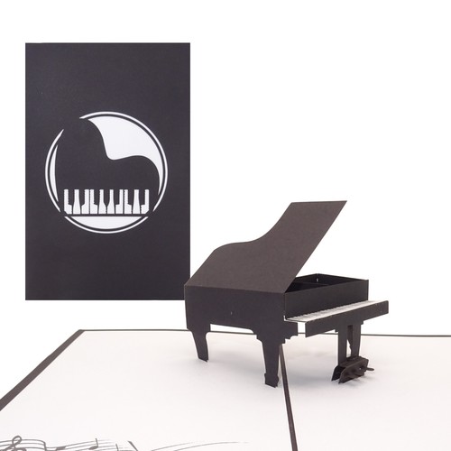 Pop karte klavier piano - up,