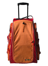 Kinderkoffer mit Rollen und Einlegeböden – JAKO-O – Orange/Rot