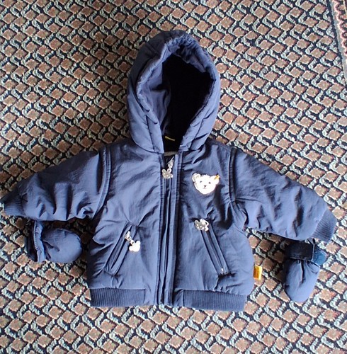 Steiff baby winterjacke blau - steiff,