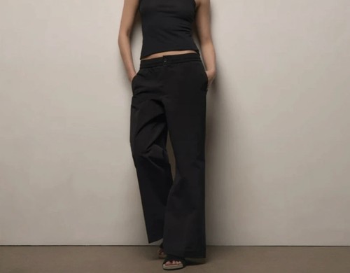 James perse hose - hose, schwarz