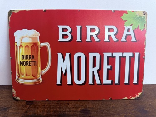 Birra moretti blechschild - birra,