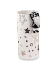754103 Vase Schwarz-Weiss 21cm