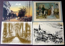 4 Ansichtskarten von