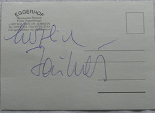 Jörg Haider original Autogramm