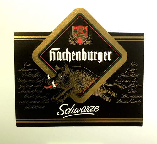 Altes bieretikett - ,