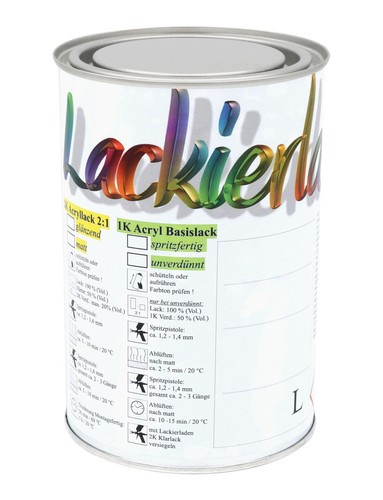 Acryl autolack nach - 1k,