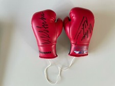 Boxhandschuh von Wladimir & Vitali Klitschko handsigniert / Autogramm