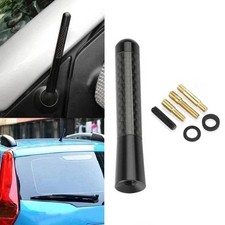 8cm Auto Dach Kurz Stab Antenne Carbon Design Radio Universal Adapter Fuß DAB