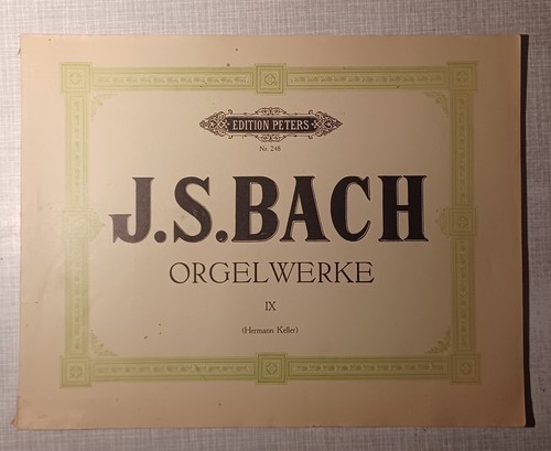 Bach orgelwerke ix 9 - orgelwerke,