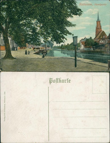 Ansichtskarte rathenow - ansichtskarte,